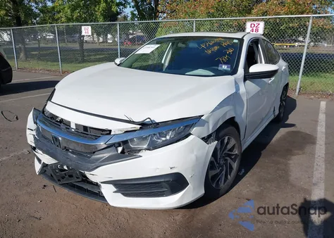 2017 Honda Civic Ex z USA, uszkodzony, nr VIN 2HGFC2F76HH531343